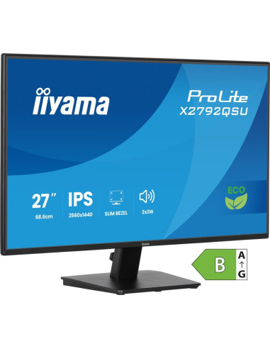 Monitor IIYAMA X2792QSU-B1 - Monitor iiyama prolite x2792qsu-b1 27" 2560 x 1440 pixeles quad hd negro