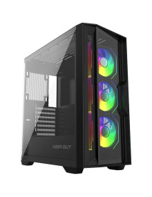 Caja KEEP OUT XC-500 GLASS - Keep Out Caja M-Atx KO XC-500 ARGB Usb3 BlackGlass