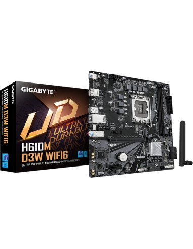 Placa base gigabyte h610m d3w wf6 h610,s1700,matx,ddr5