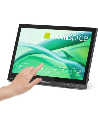 Monitor hannspree ht165hpb 15.6" 1920 x 1080 pixeles full hd lcd pantalla tactil negro
