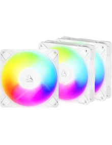 Refrigeracion ARCTIC ACFAN00334A - Pack de 3 ventilador pc arctic p12 pro reverse a-rgb 12cm blanco