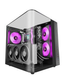 Caja MARS GAMING MCINFINIOLITE - Caja semitorre atx mc-infinio lite argb negro mars gaming caja atx / 1x3.5' hdd + 3x2.5' usb