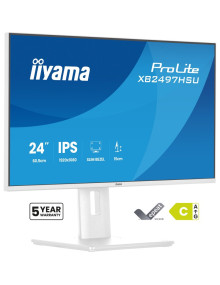 Monitor IIYAMA XB2497HSU-W1 - Iiyama 60.5cm 24" xb2497hsu-w1 16:10 hdmi+dp+2xusb-c