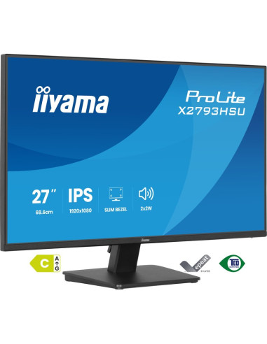 Monitor IIYAMA X2793HSU-B1 - Iiyama 68.6cm 27" x2793hsu-b1 16:9 hdmi+dp+2xusb ips