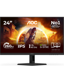 Monitor aoc 24g4zre gaming 23.8" 16:9 fast ips 260hz 1920x1080 hdmi 2.0 dp 1.4