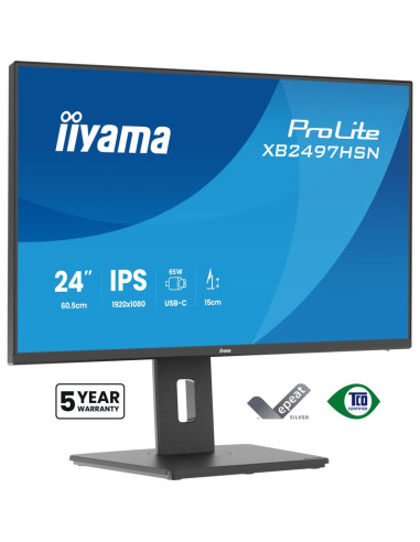 Monitor IIYAMA XB2497HSN-B1 - Monitor led iiyama prolite xb2497hsn-b1 24" (23.8" visible) 1920 x 1080 full hd (1080p) @ 100 hz