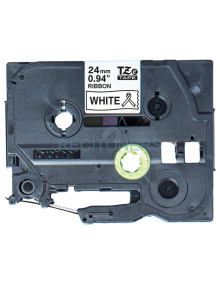 Toner TZER251 BROTHER - BROTHER Cinta de tela satinada no adhesiva Texto negro sobre tejido blanco. Ancho: 24mm 2