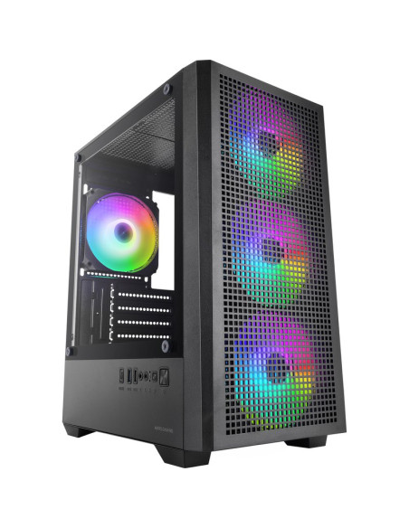 Caja MARS GAMING MCVECTOR - Caja pc microatx mars gaming mc-vector gpu max 282mm cristal templado mesh argb usb-c negra