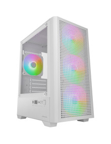 Caja MARS GAMING MCVECTORW - Caja pc micro atx mars gaming mc-vectorw gpu max 282mm cristal templado mesh argb usb-c blanco