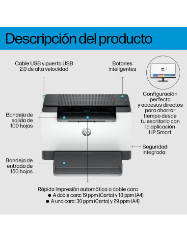 HP HP LASERJET IMPRESORA M209D 8J9L0F