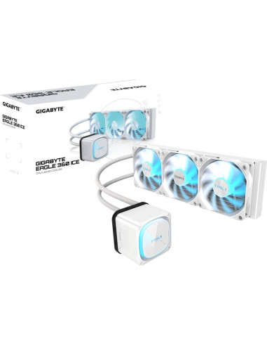 Refrigeracion KRUX KRXE010 - Refrigeracion liquida cpu krux hydroarc 360 aio - cpu ips de 6,8" 120 hz, 3 ventiladores argb pwm m
