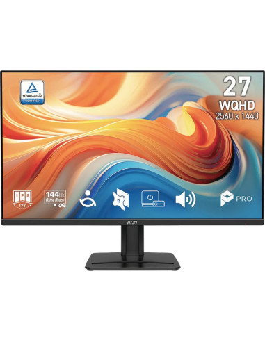 Monitor MSI 9S6-3PF2CM-003 - Monitor pro mp275q e14 27 cali/led/wqhd/plaski/144hz/czarny