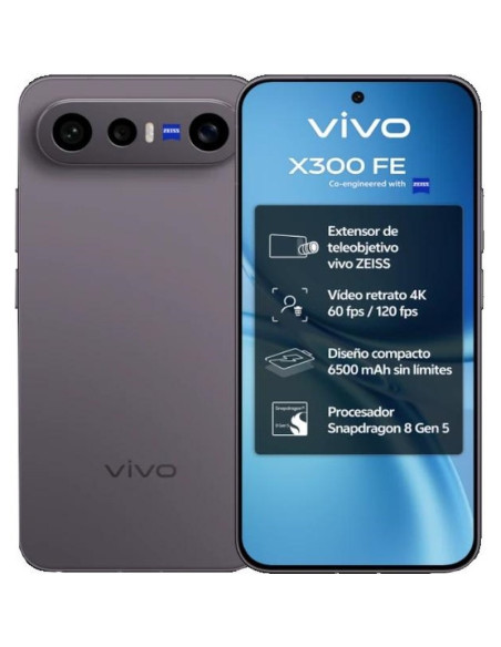 Smartphone VIVO 5671829 - VIVO X300 FE 5G 6.31" 120hz 12Gb 512Gb Black