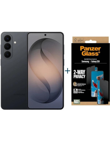 Smartphone SAMSUNG S942BZKGEUB-PG14940 - Samsung Galaxy S26 5G 256Gb Black+Prot Priv Panzer