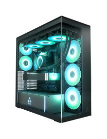 Caja ARCTIC ACPCC00023A - Caja pc arctic xtender (negro, tempered glass x 2 (klar)) acpcc00023a