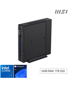 Mini pc msi pro dp10 a14mg-001eu intel core i7-14700 16gb 1tb w11p black