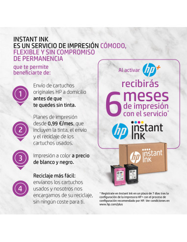 HP DeskJet Impresora multifuncion HP 2722e, Color, Impresora para Hogar, Impresion, copia, escaner,