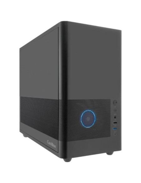 Caja COOLBOX COO-CHA-MP2-0 - Coolbox Caja Matx USB-C 3.2 G1 F.Metal S/Fte Negra