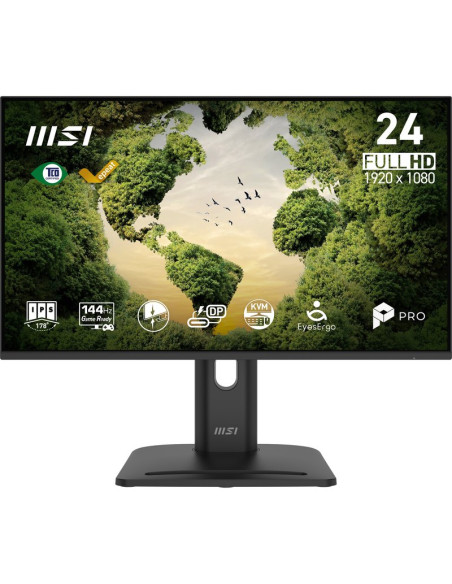 Monitor MSI PRO MP245PHGN E14 - Monitor pro mp245phgn e14 23.8 cala/led/flat/144hz/czarny