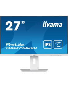 Monitor IIYAMA XUB2792QSU-W5 - Monitor iiyama 27'' (2560x1440) xub2792qsu-w5 27w lcd business wqhd 5ms hdmi dp 2x usb ips white