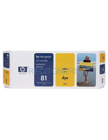 Cartucho de tinta C4933A HP - HP CARTUCHO GF AMARILLO Nº81 680ML DESINGJET/5000/5000PS/5500/5500PS 2