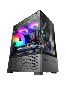 Caja JONSBO X400 GRAY - Jonsbo x400 pc carcasa, midi-tower, atx, tempered glass - gris