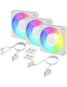 Refrigeracion ARCTIC ACFAN00338A - Arctic bionix p12 a-rgb (blanco blanco, pack de 3, 120 mm) acfan00338a