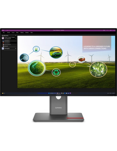Monitor LENOVO 64A7ZAT6EU - Monitor lenovo thinkvision p27q-40 27" 2560 x 1440 pixeles quad hd led negro
