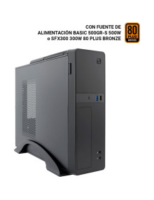Caja FRACTAL DESIGN FD-C-SUM1A-05 - Caja pc fractal design summit blackout tg light tint (negro madera) fd-c-sum1a-05
