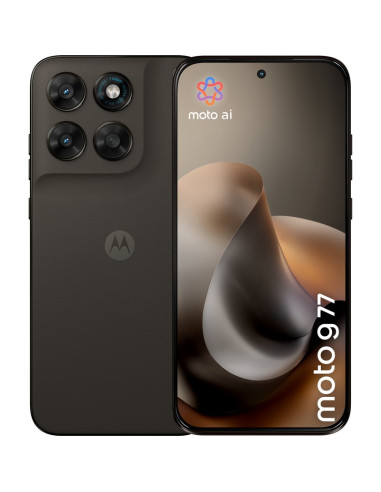 Smartphone MOTOROLA PBAW0008PL - Smartphone motorola moto g77 6.8" ranura hibrida dual sim android 16.0 5g usb tipo c 8 gb negro