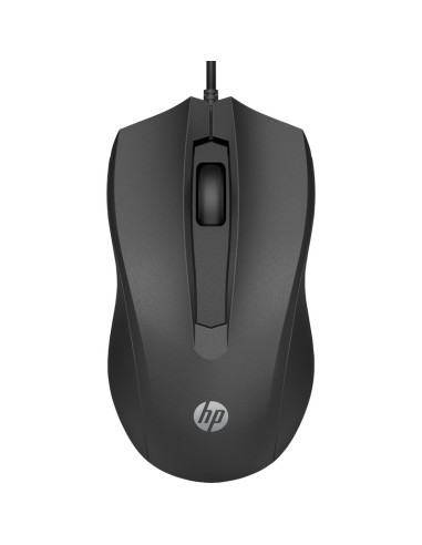Periferico HP 6VY96AA ABB - RATON CON CABLE HP 100 NEGRO