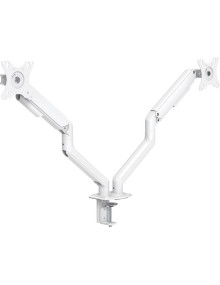 Accesorio TOOQ DB4132TNR-W - SOPORTE DE MESA PARA 2 MONITORES TOOQ DB4132TNR-W/GIRATORIO/ INCLINABLE/ HASTA