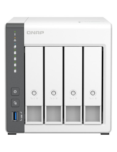 Disco QNAP TS-433-4G - NAS QNAP TS-433-4G/ 4 BAHIAS 3.5"- 2.5"/ 4GB/ FORMATO TORRE