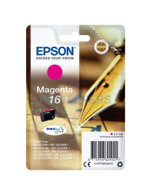 Cartucho de tinta C13T16234022 EPSON - Epson DURABrite Ultra Ink Cartucho Magenta 16 (Blister+ Alarma acustico/Radiofrecuencia)