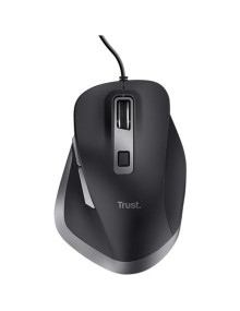 Periferico TRUST 57180 - TRUST RATON FYDA CABLE USB 600/1400/2800/5000DPI DIESTRO 6 BOTONES NEGRO