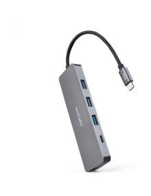 Periferico NANOCABLE 10.16.4409 - Nanocable HUB USB-C a 3xUSB 3.0/H+1xUSB-C/H