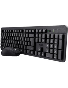 Periferico TRUST 57426 - TRUST COMBO TECLADO + RATON TKM-360 INALAMBRICO 1000PPP SILENCIOSO NEGRO