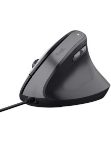 Periferico TRUST 58056 - TRUST RATON ERGONOMICO VERTICAL BAYO II CON CABLE 800/2400DPI NEGRO