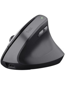Periferico TRUST 59678 - TRUST RATON ERGONOMICO VERTICAL INALAMBRICO RECARGABLE TM-270 2400 DPI GRIS/NEGRO