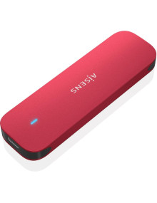 Caja externa para disco AISENS ASM2-027RED - CAJA EXTERNA PARA DISCO SSD M.2 NVME AISENS ASM2-027RED/ USB3.2/ SIN TORNILLOS