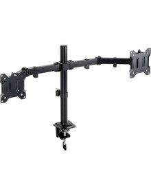 Accesorio TOOQ DB1802TN-B - SOPORTE DE MESA PARA 2 MONITORES TOOQ DB1802TN-B/ GIRATORIO/INCLINABLE/ HASTA