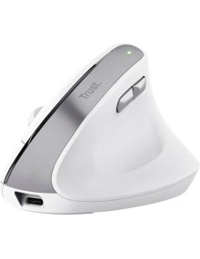Periferico TRUST 72232 - TRUST RATON BAYO II ERGONOMICO VERTICAL INALAMBRICO 2.4GHZ 6 BOTONES RECARGABLE BLANCO