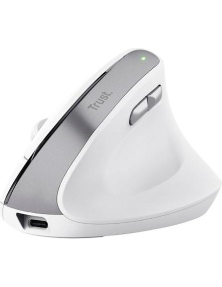 Periferico TRUST 72232 - TRUST RATON BAYO II ERGONOMICO VERTICAL INALAMBRICO 2.4GHZ 6 BOTONES RECARGABLE BLANCO