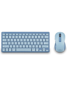 Periferico NGS FANTASYKITBLUE - TECLADO Y RATON INALAMBRICOS NGS FANTASY KIT BLUE/ AZUL