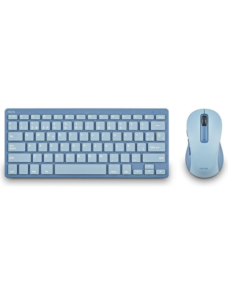 Periferico NGS FANTASYKITBLUE - TECLADO Y RATON INALAMBRICOS NGS FANTASY KIT BLUE/ AZUL