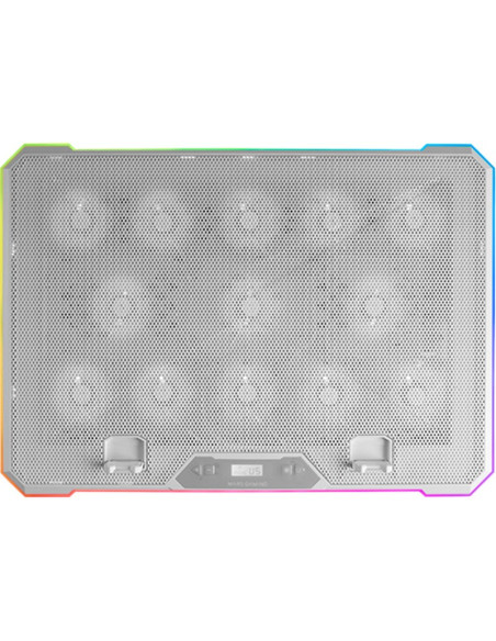 Accesorio MARS GAMING MNBC13W - SOPORTE REFRIGERANTE MARS GAMING MNBC13 PARA PORTATILESHASTA 17"/ ILUMINACION