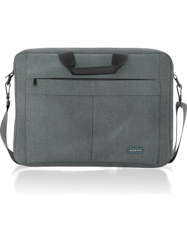 Accesorio AISENS ASBG-BC025-GR - MALETIN AISENS ASBG-BC025-GR PARA PORTATILES HASTA 15.6"/GRIS