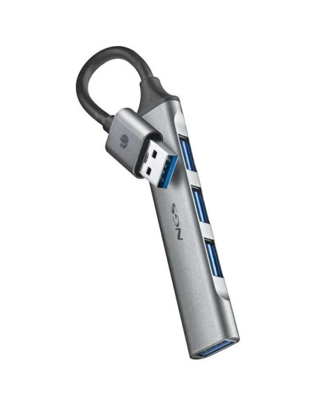 Periferico NGS IHUB4MICRO - NGS HUB 4 PUERTOS USB: 1 X USB 3.2, 3 X USB 2.0