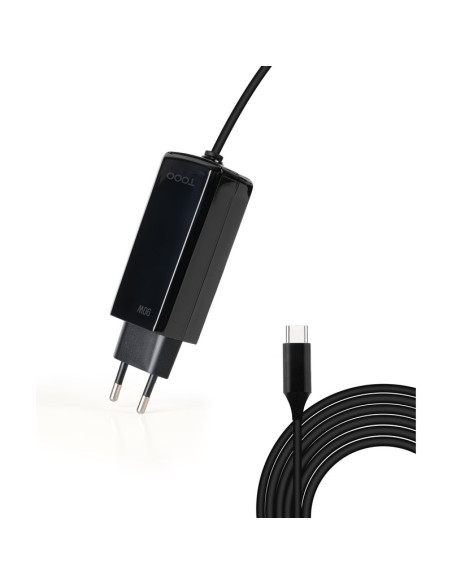 Accesorio TOOQ TQLC-USBCGAN90PD-C - CARGADOR DE PORTATIL GAN TOOQ TQLC-USBCGAN90PD-C USB TIPO-C/90W/ AUTOMATICO/