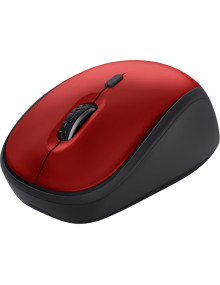 Periferico TRUST 24550 - RATON MINI INALAMBRICO TRUST YVI+ SILENT/ HASTA 1600 DPI/ROJO